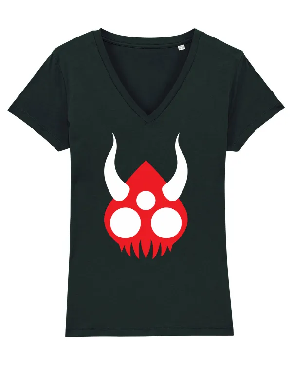 Little devil Tricou mânecă scurtă guler V Damă Evoker