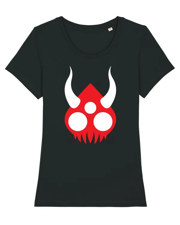 Little devil Tricou mânecă scurtă guler larg fitted Damă Expresser