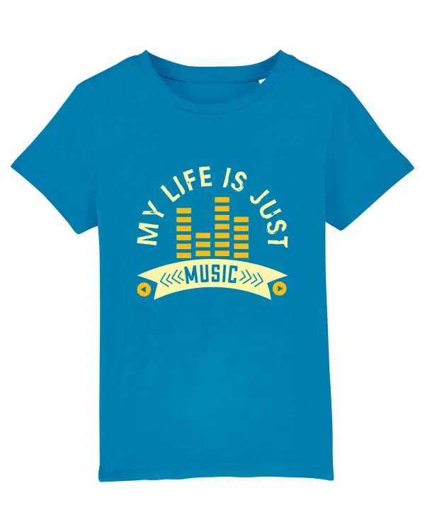 My Life is Just Music Tricou mânecă scurtă  Copii Mini Creator