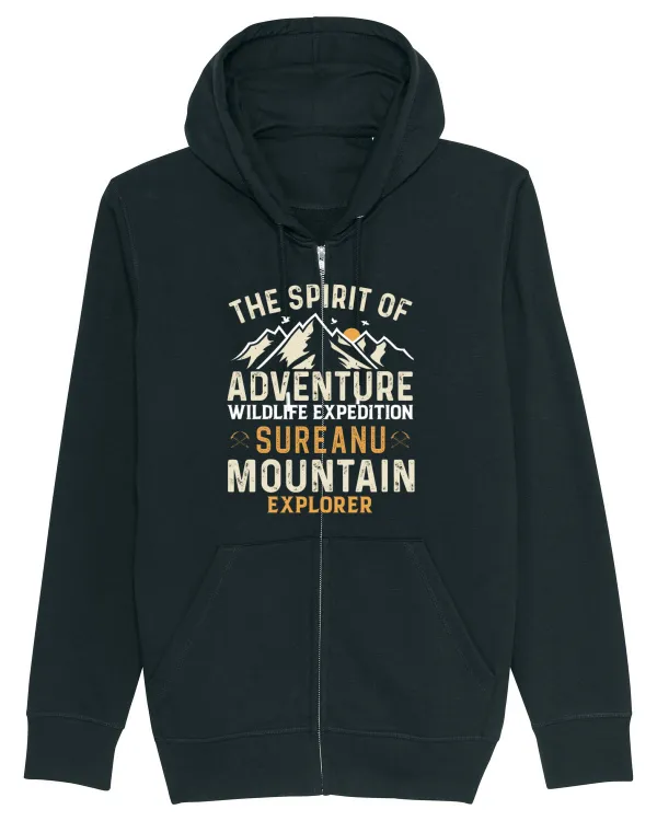 Adventure Sureanu Mountains Hanorac cu fermoar Unisex Connector