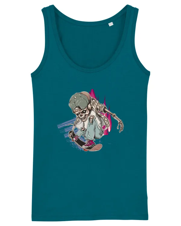 Bones Skateboarder Ocean Depth