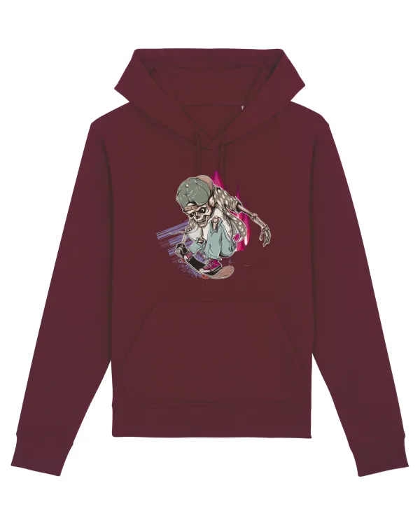 Bones Skateboarder Burgundy
