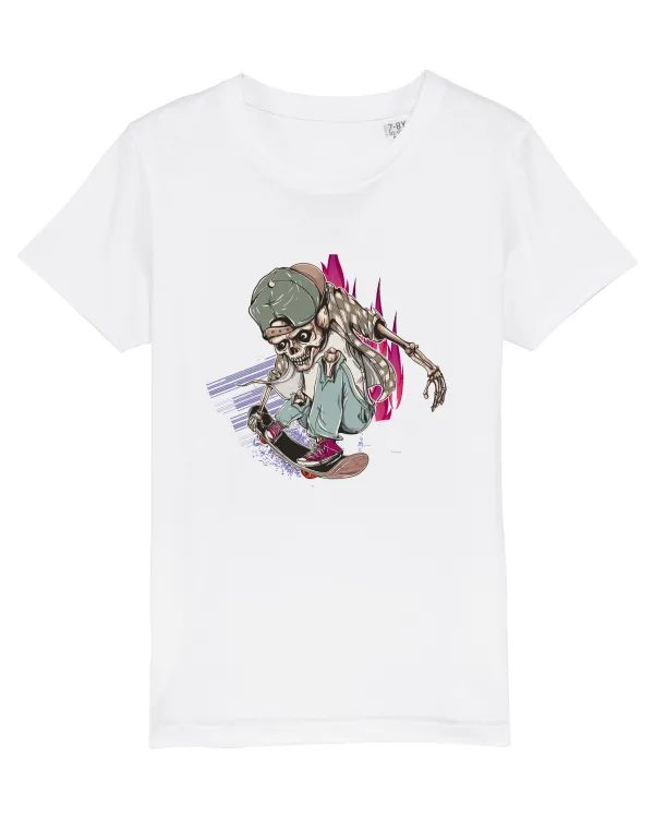 Bones Skateboarder White