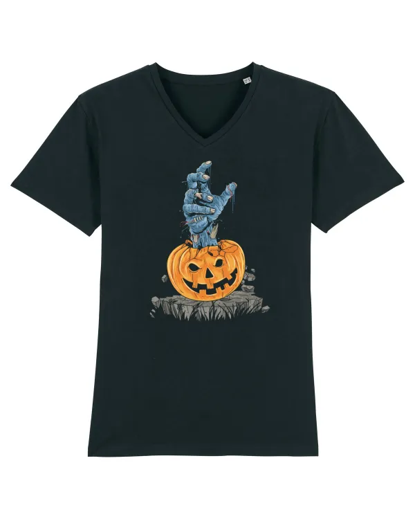 Zombie Hand Tricou mânecă scurtă guler V Bărbat Presenter