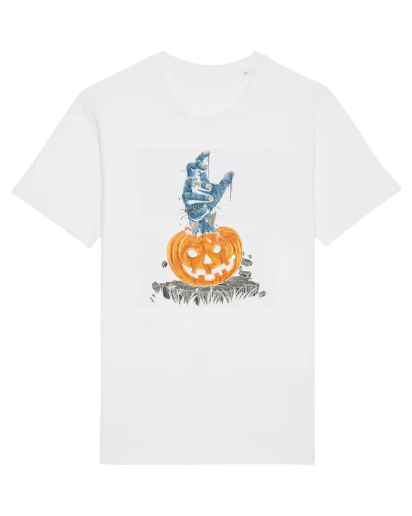 Tricou mânecă scurtă Unisex Rocker White