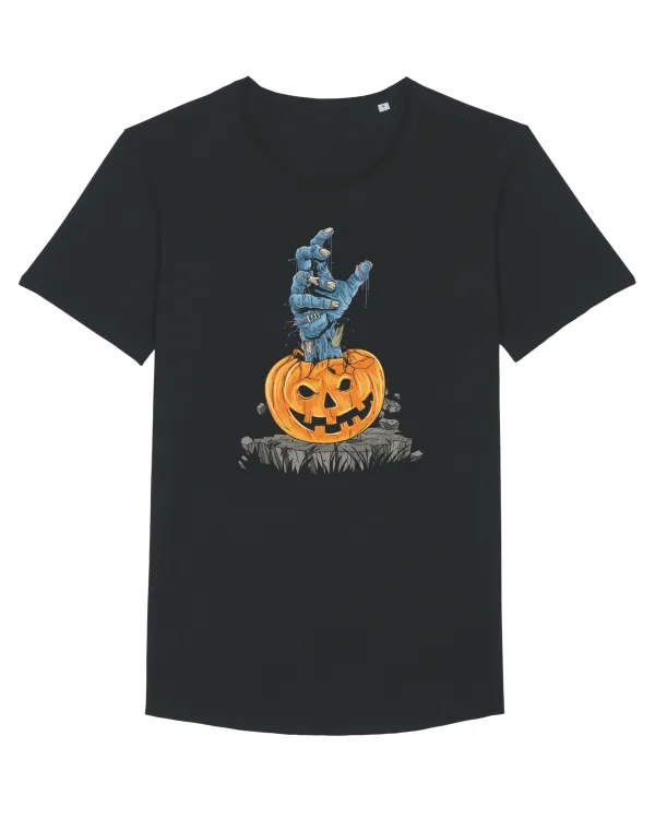 Zombie Hand Tricou mânecă scurtă guler larg Bărbat Skater