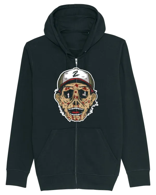 Zombie Hat Hanorac cu fermoar Unisex Connector
