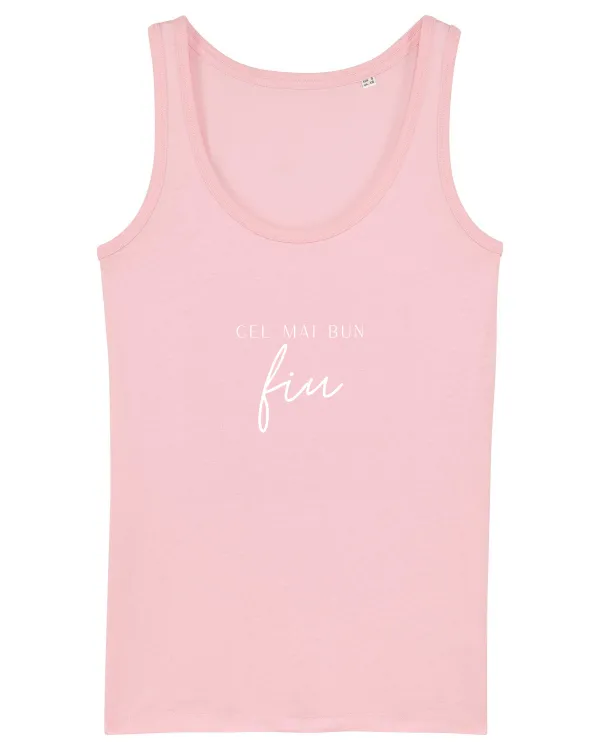 Cel mai bun fiu (alb).  Cotton Pink