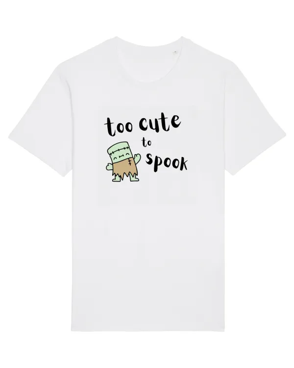 Too cute to spook (negru)  White