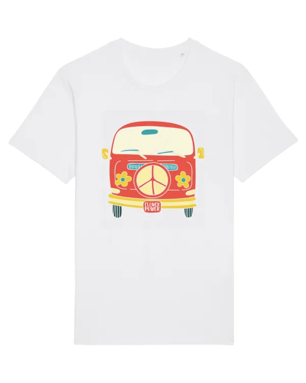 Tricou mânecă scurtă Unisex Rocker White