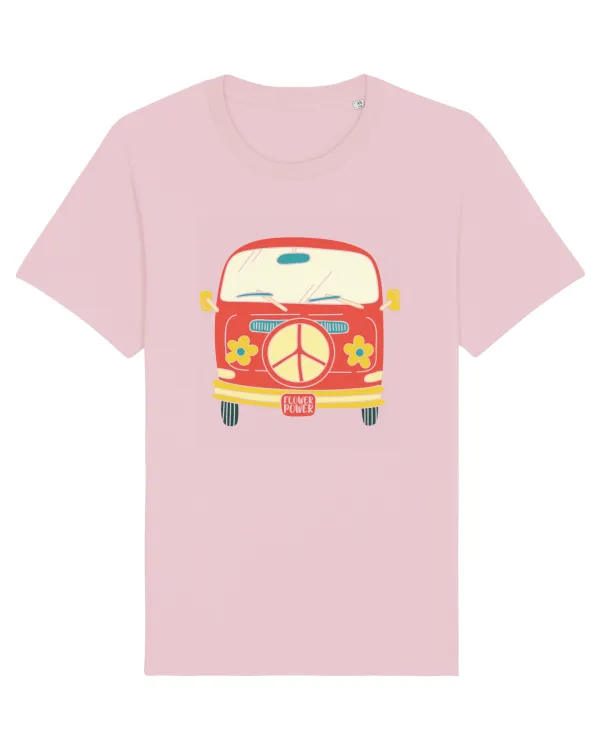 Tricou mânecă scurtă Unisex Rocker Cotton Pink