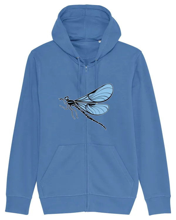 Hippie Blue Insect Hanorac cu fermoar Unisex Connector