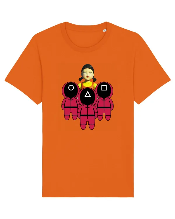 Tricou mânecă scurtă Unisex Rocker Bright Orange