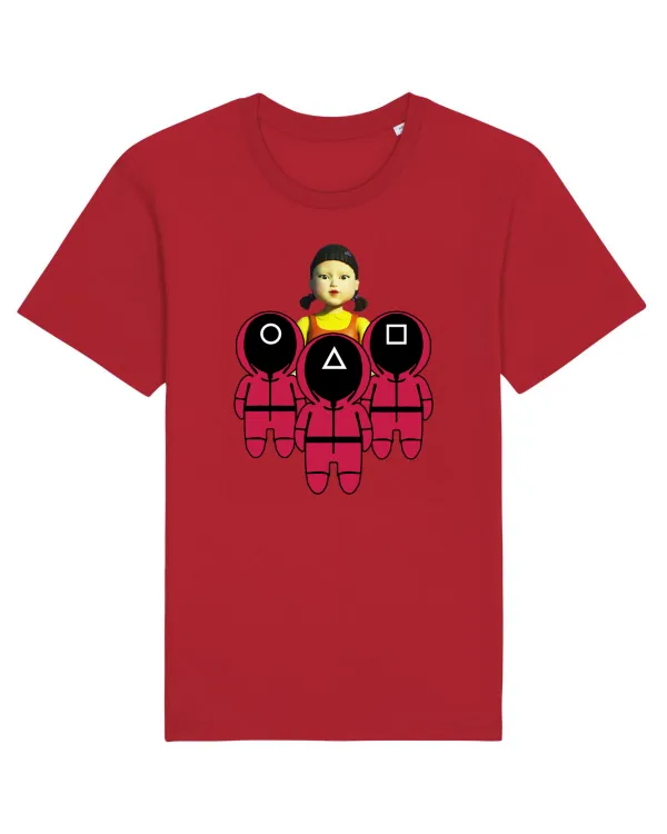 Tricou mânecă scurtă Unisex Rocker Red