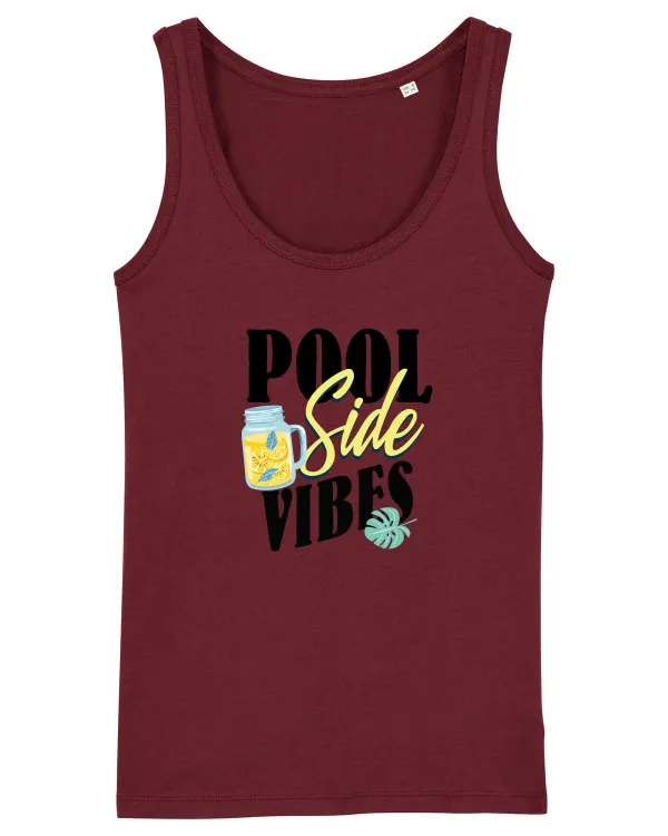 Pool Side Vibes Burgundy