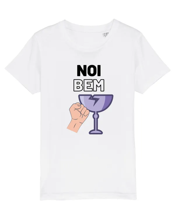 Noi bem, spargem pahare Tricou mânecă scurtă  Copii Mini Creator