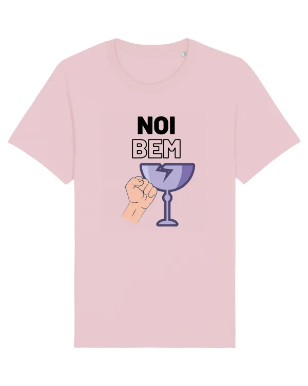 Tricou mânecă scurtă Unisex Rocker Cotton Pink