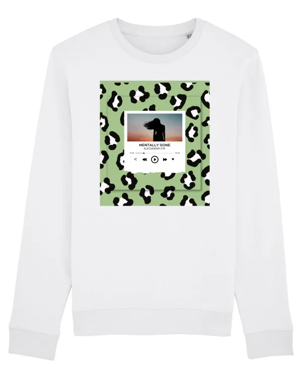 Bluză mânecă lungă Unisex Rise White