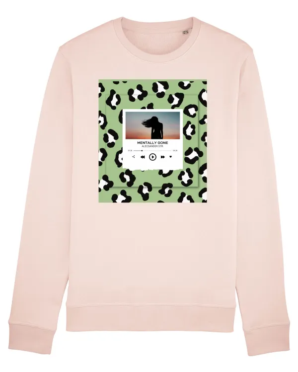 Bluză mânecă lungă Unisex Rise Candy Pink