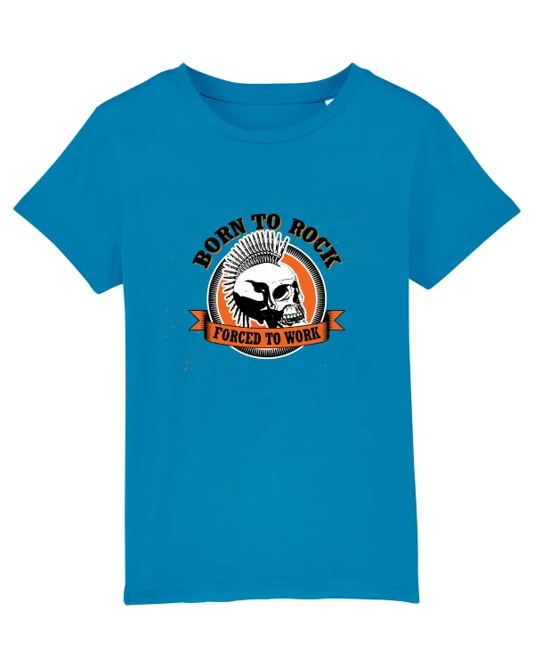 Born To Rock Forced To Work Tricou mânecă scurtă  Copii Mini Creator