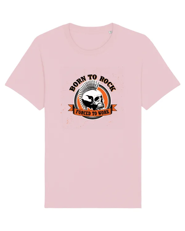Tricou mânecă scurtă Unisex Rocker Cotton Pink