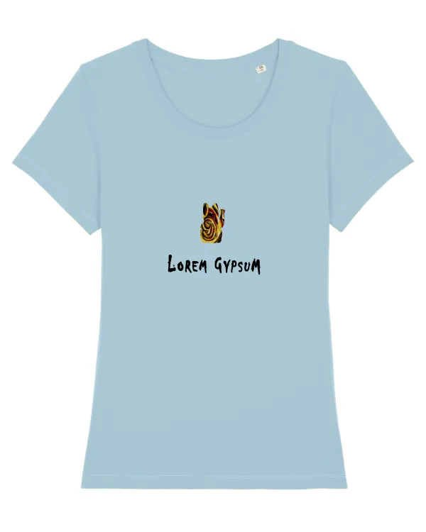 Lorem Gypsum Tricou mânecă scurtă guler larg fitted Damă Expresser