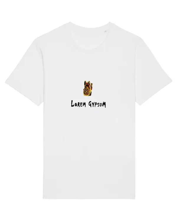 Tricou mânecă scurtă Unisex Rocker White