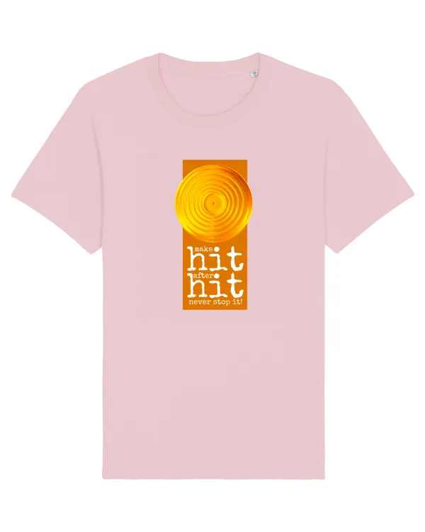 Tricou mânecă scurtă Unisex Rocker Cotton Pink