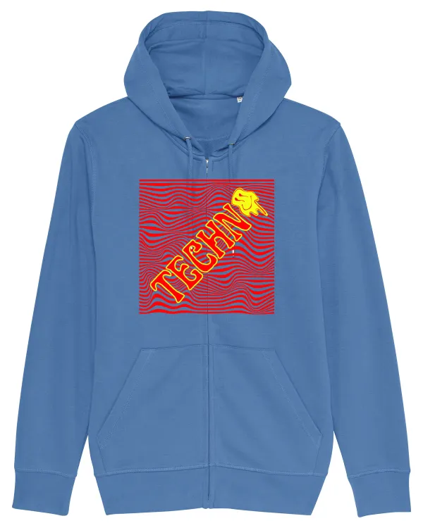 Techno Music Lover  Bright Blue