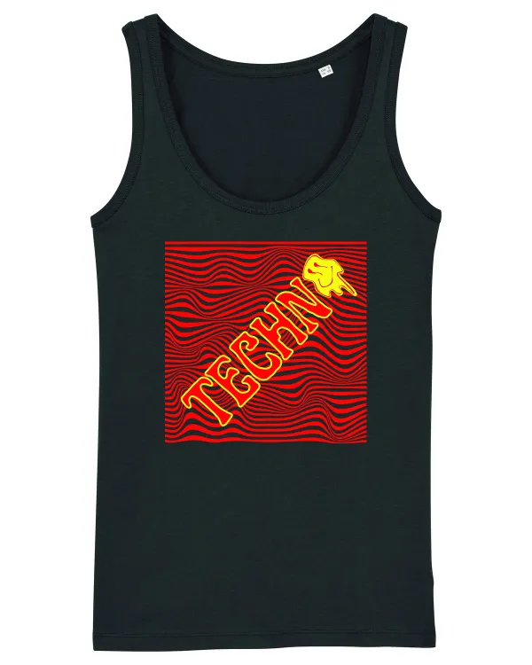Techno Music Lover  Black