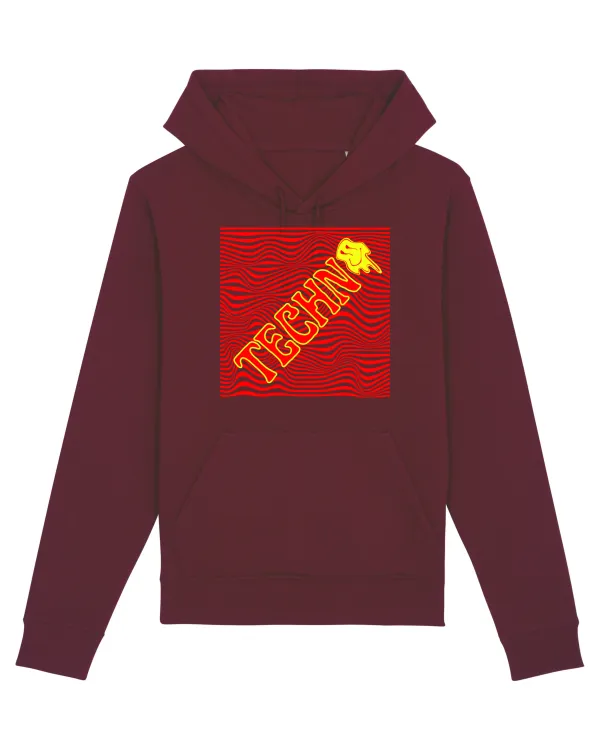 Techno Music Lover  Burgundy
