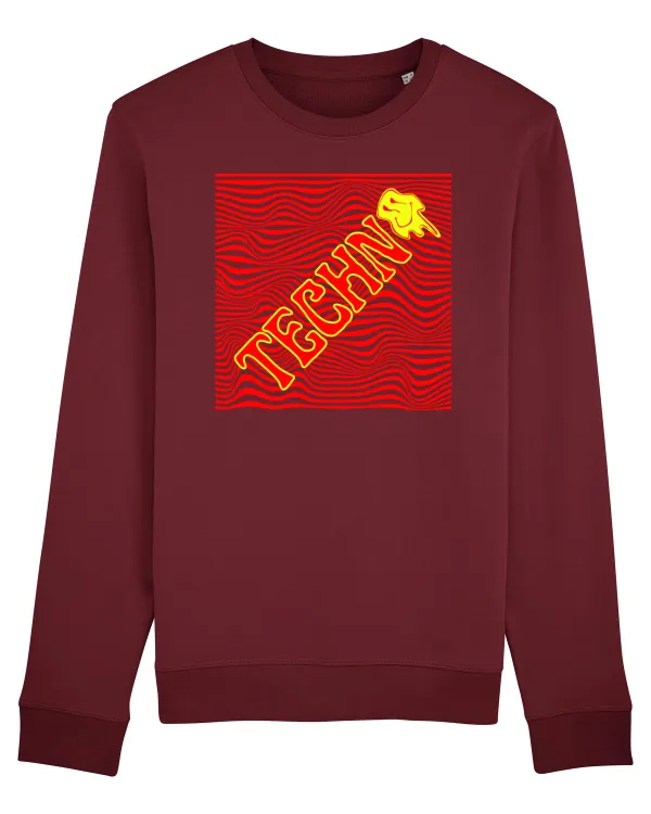 Techno Music Lover  Burgundy