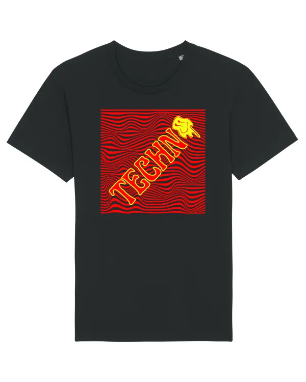 Techno Music Lover  Black