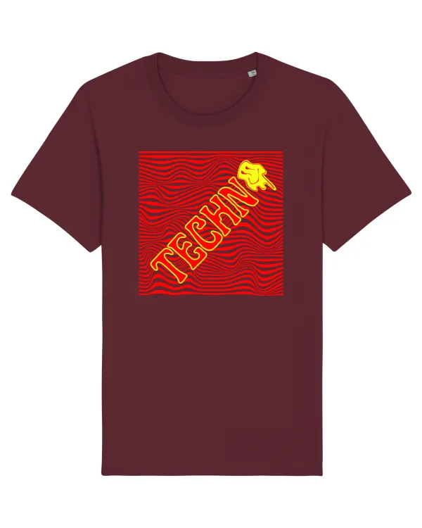 Techno Music Lover  Burgundy