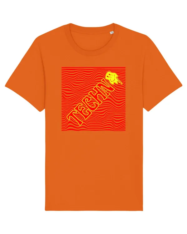Techno Music Lover  Bright Orange