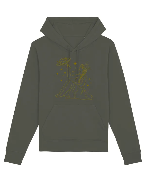 Saturn Planet Celestial Girl Khaki