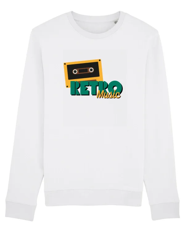 Bluză mânecă lungă Unisex Rise White