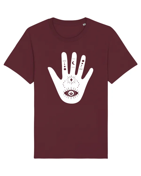 Tricou mânecă scurtă Unisex Rocker Burgundy
