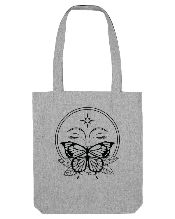 Mystycal Butterfly Full Moon Heather Grey