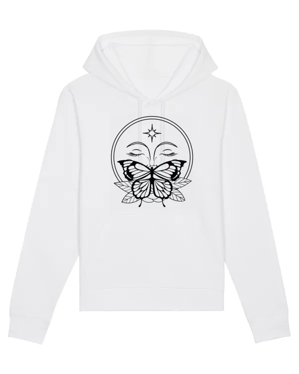 Mystycal Butterfly Full Moon White