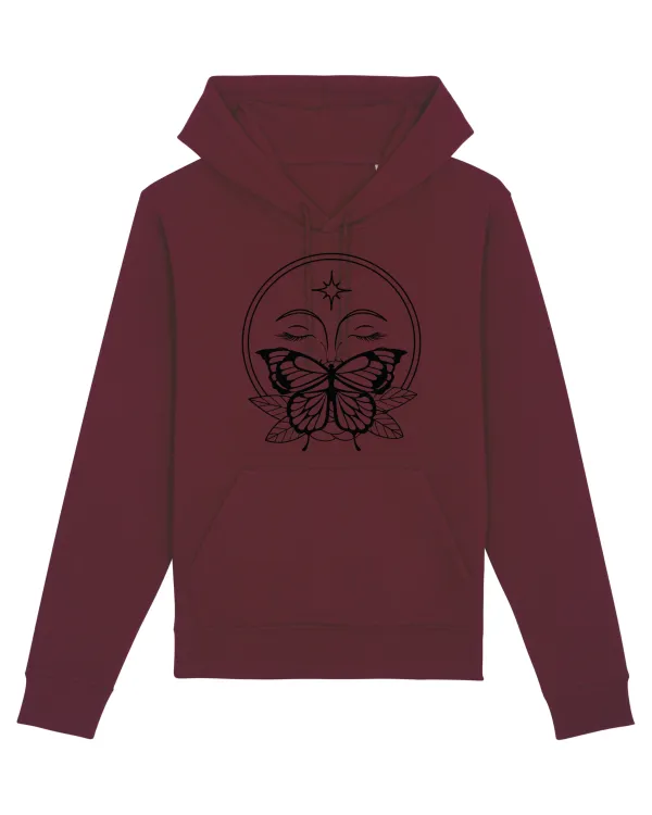 Mystycal Butterfly Full Moon Burgundy