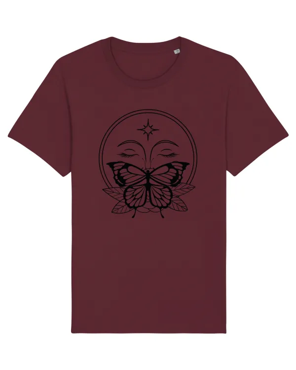 Mystycal Butterfly Full Moon Burgundy