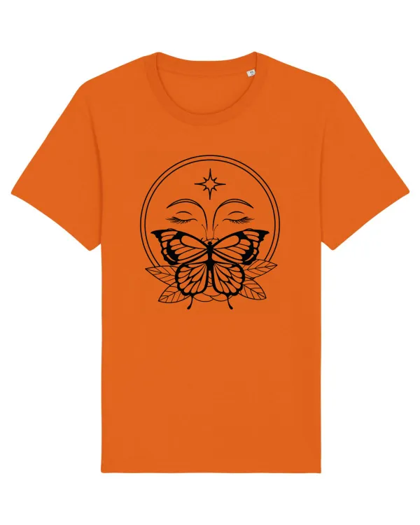 Mystycal Butterfly Full Moon Bright Orange