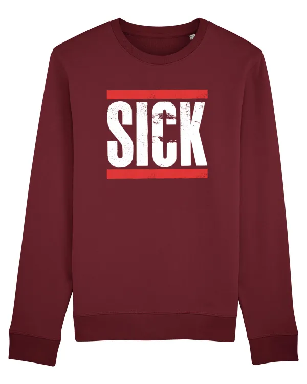 Bluză mânecă lungă Unisex Rise Burgundy