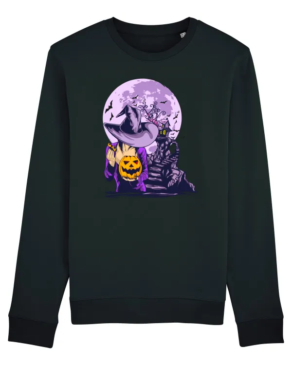 Sexy Purple Pumpkin Witch Black