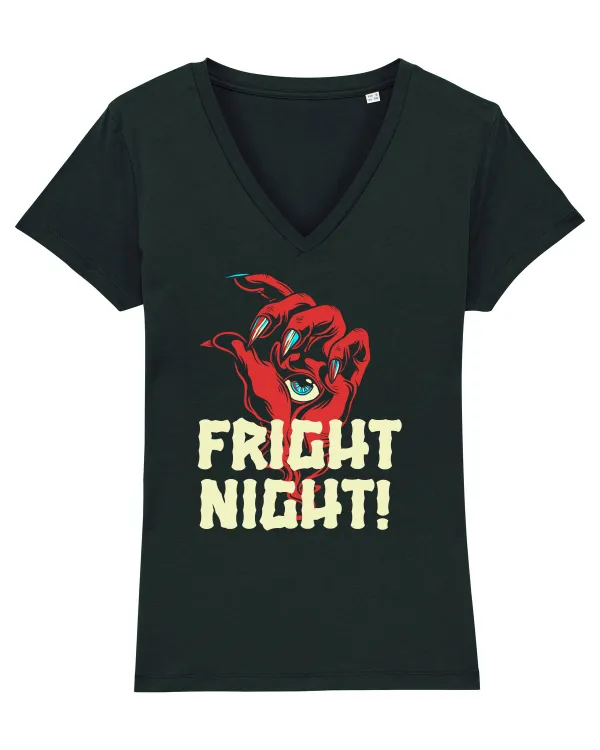 Fright Night Tricou mânecă scurtă guler V Damă Evoker