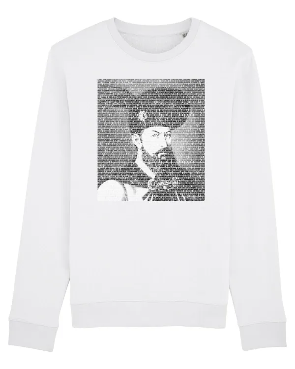 Bluză mânecă lungă Unisex Rise White