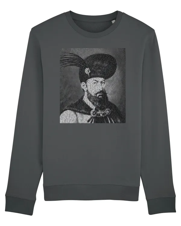 Bluză mânecă lungă Unisex Rise Anthracite