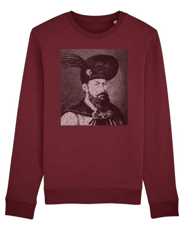 Bluză mânecă lungă Unisex Rise Burgundy