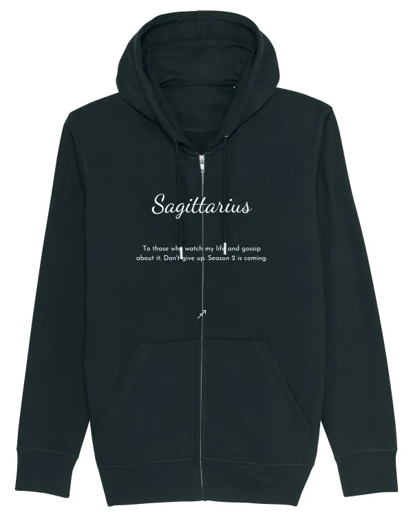 sagittarius to those who watch... Hanorac cu fermoar Unisex Connector